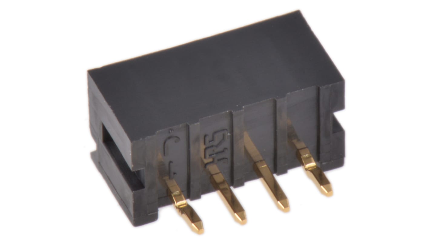 Conector macho para PCB Hirose serie DF3 de 4 vías, 1 fila, paso 2.0mm, para soldar, Montaje en orificio pasante
