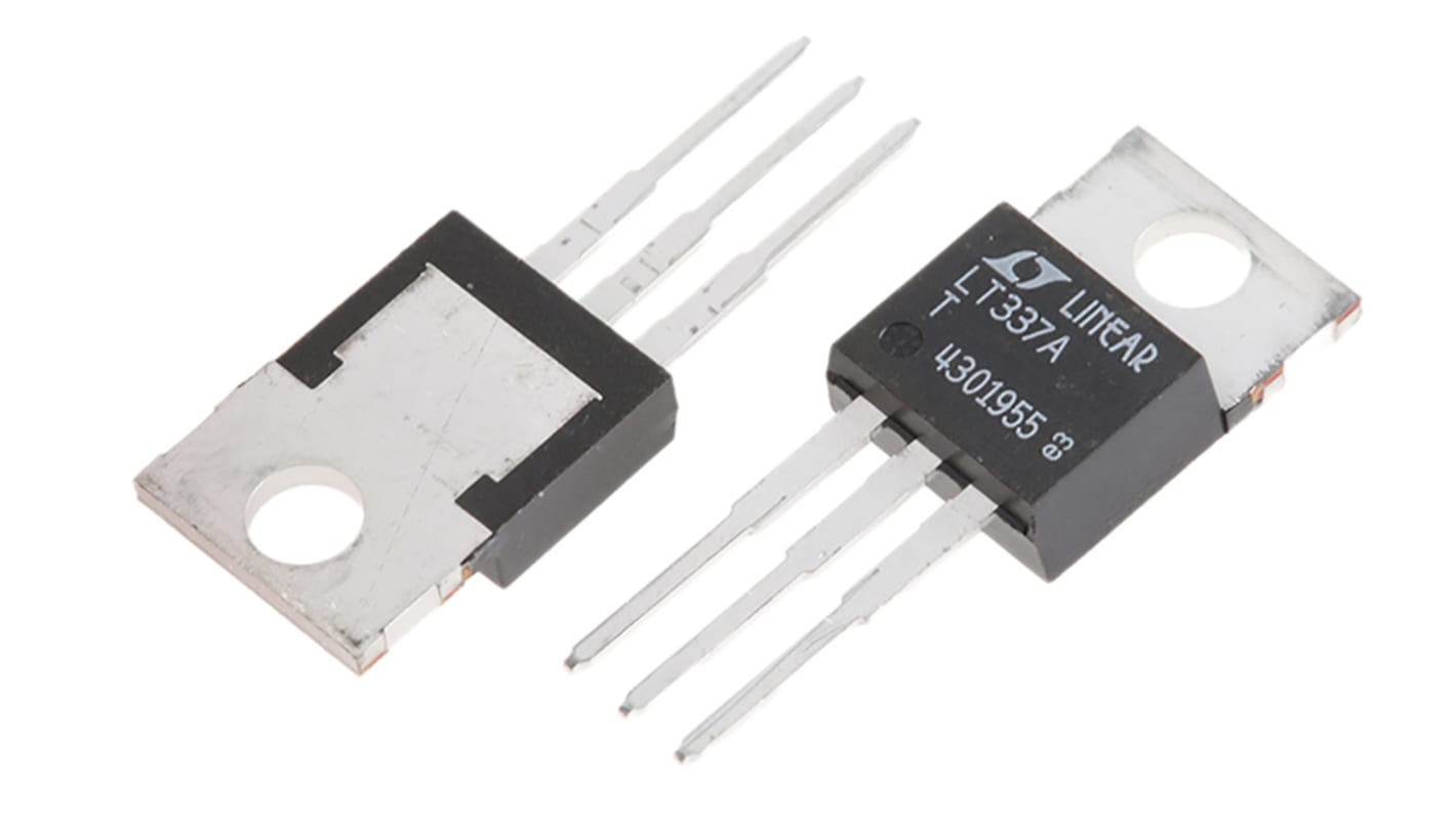 Analog Devices LT337AT#PBF, 1 Linear Voltage, Voltage Regulator 1.5A, -1.2 → -37 V 3-Pin, TO-220