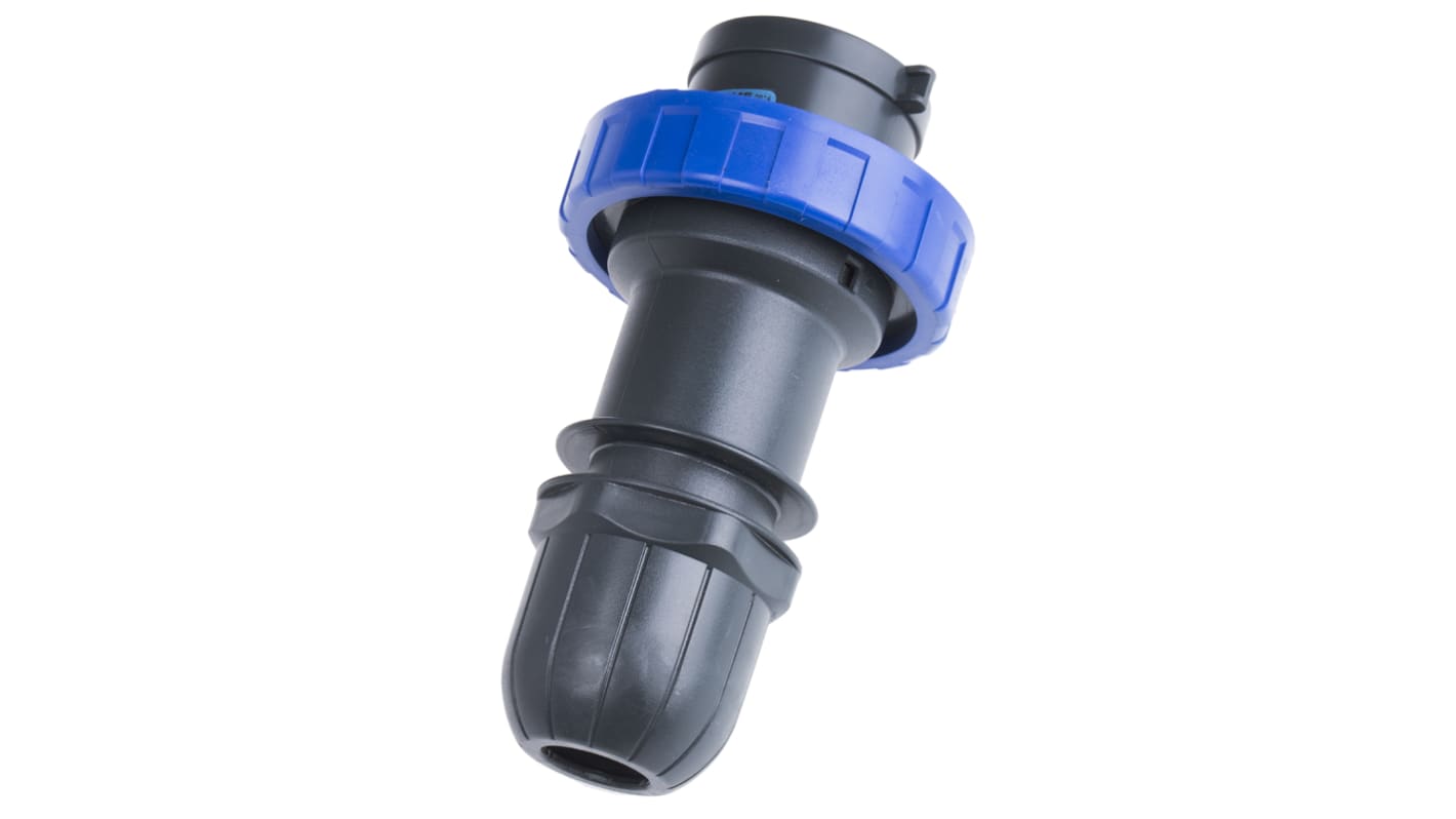 Scame IP66 Blue Cable Mount 2P + E Industrial Power Plug, Rated At 32A, 230 V