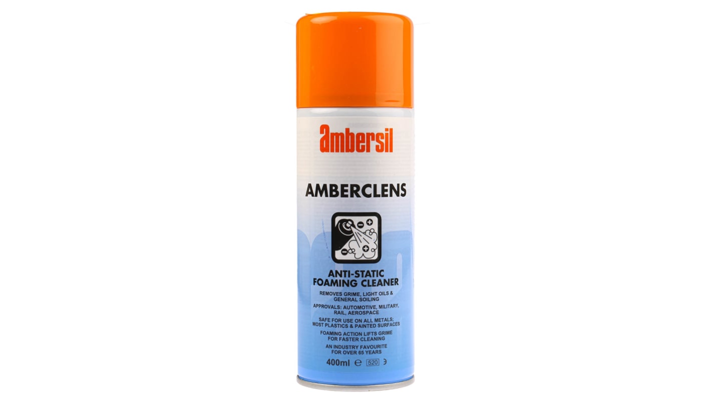 31592AG Ambersil AMBERCLENS Antistatic Foam Cleaner 400 ml Aerosol RS
