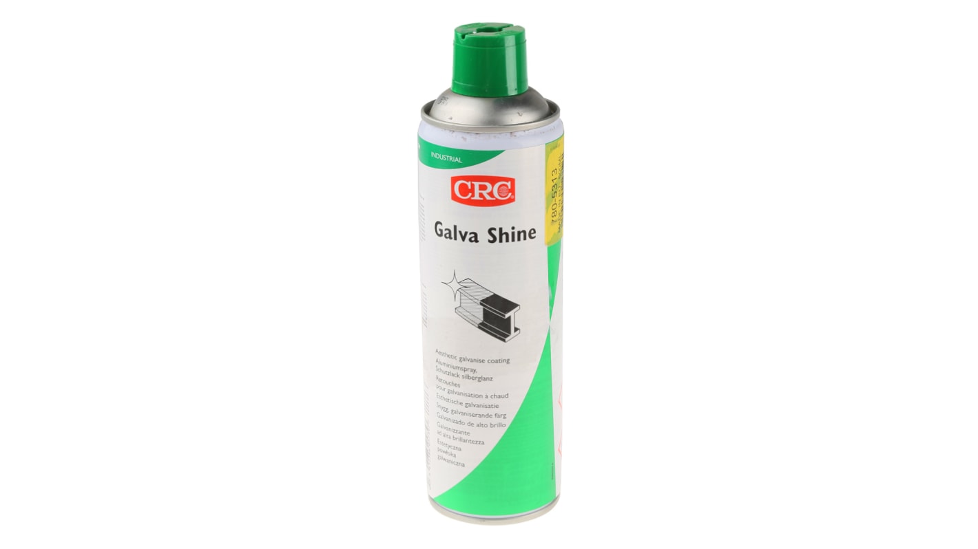 Peinture aérosol CRC Galva Shine, Gris Brillant, 500ml