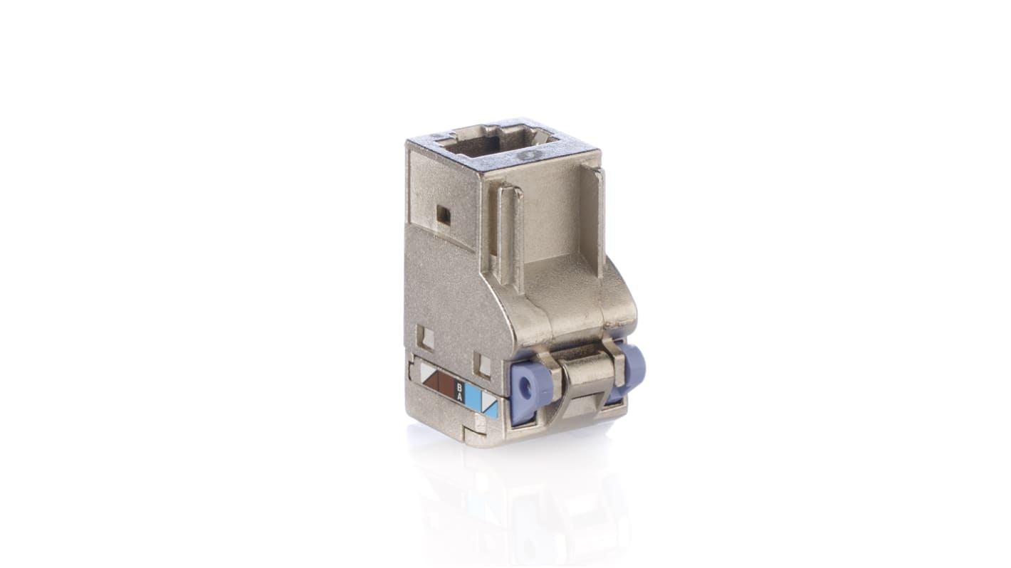 Conector RJ45 Cat6 Hembra Schneider Electric serie Actassi, de 8 vías, apantallamiento F/FTP, F/UTP, S/FTP, SF/UTP,