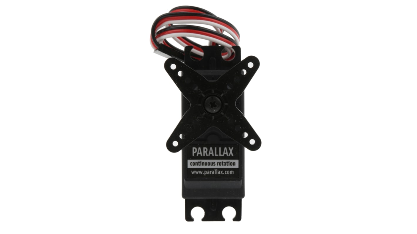 90000008 Parallax Inc 4 → 6 V Servo Motor, 50 rpm, 27 Ncm Max Output