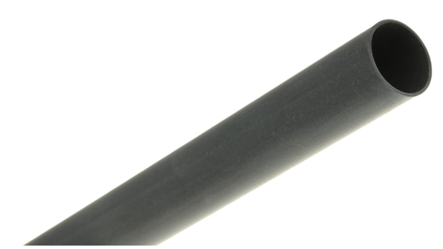 TE Connectivity Adhesive Lined Heat Shrink Tubing, Black 9mm Sleeve Dia. x 1.219m Length 3:1 Ratio, ATUM Series