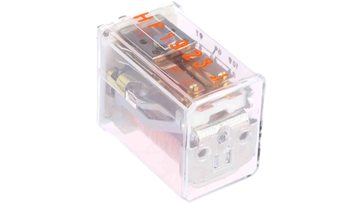 TE Connectivity Power Relay, 24V dc Coil, 5A Switching Current, DPDT