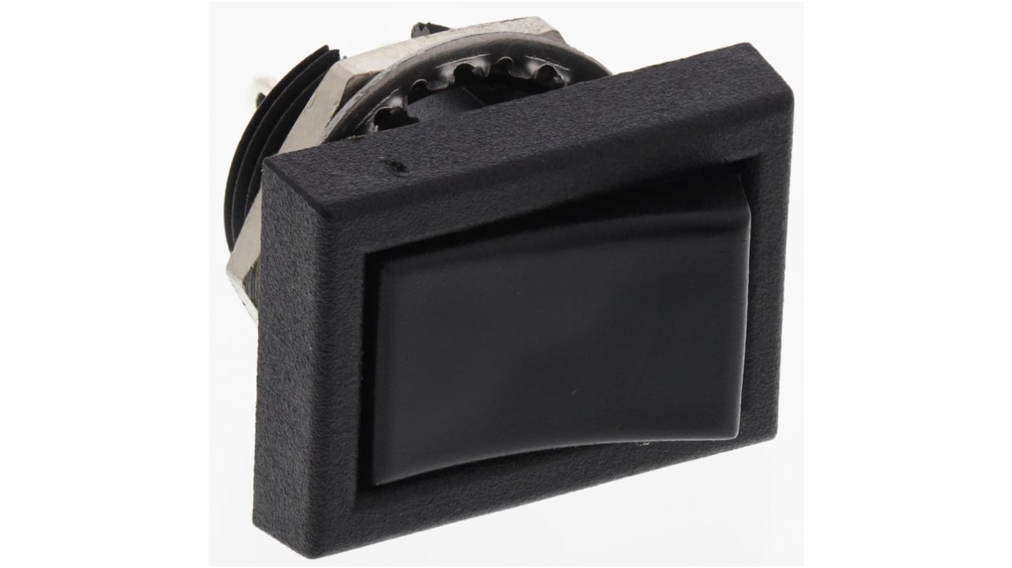 TE Connectivity SPDT, On-None-On Rocker Switch Panel Mount