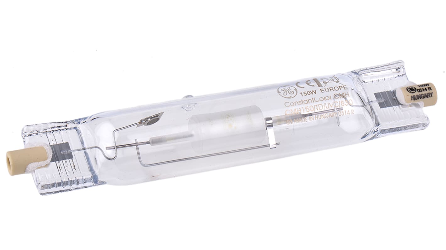 36912 GE 150 W Double Ended Metal Halide Lamp, RX7s24, 14500 lm RS