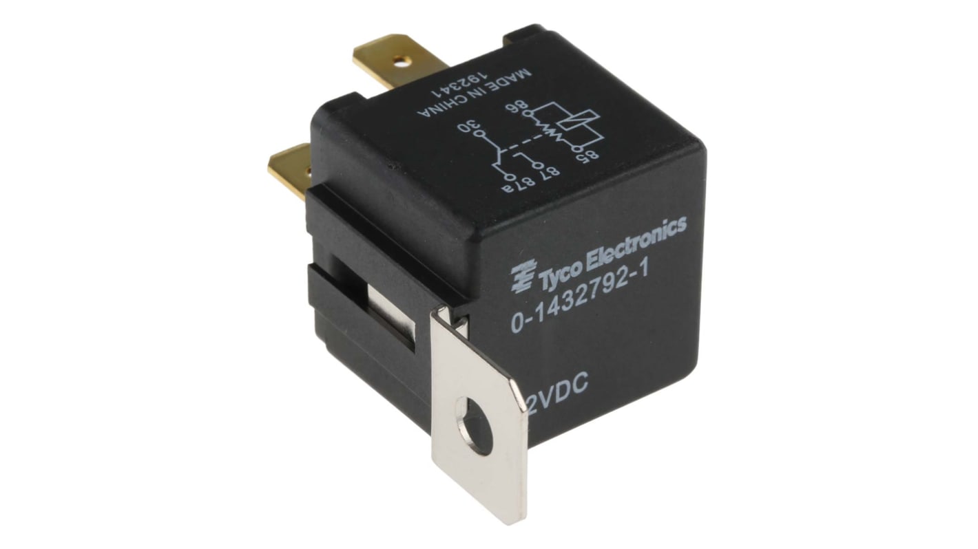 14327921 TE Connectivity Panel Mount Automotive Relay, 12V dc Coil