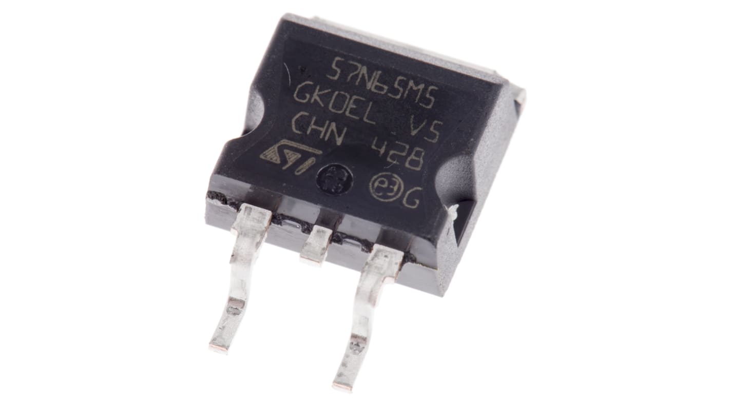 MOSFET STMicroelectronics canal N, D2PAK (TO-263) 42 A 710 V, 3 broches