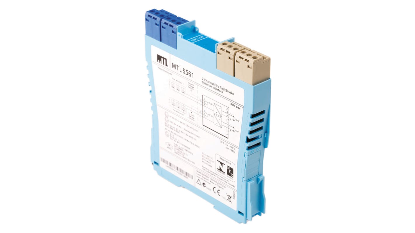 Eaton Zenerbarriere 2-kanalig 6 → 30V dc ATEX 42mA max. 28V Feuer- und Rauchmelder-Schnittstelle