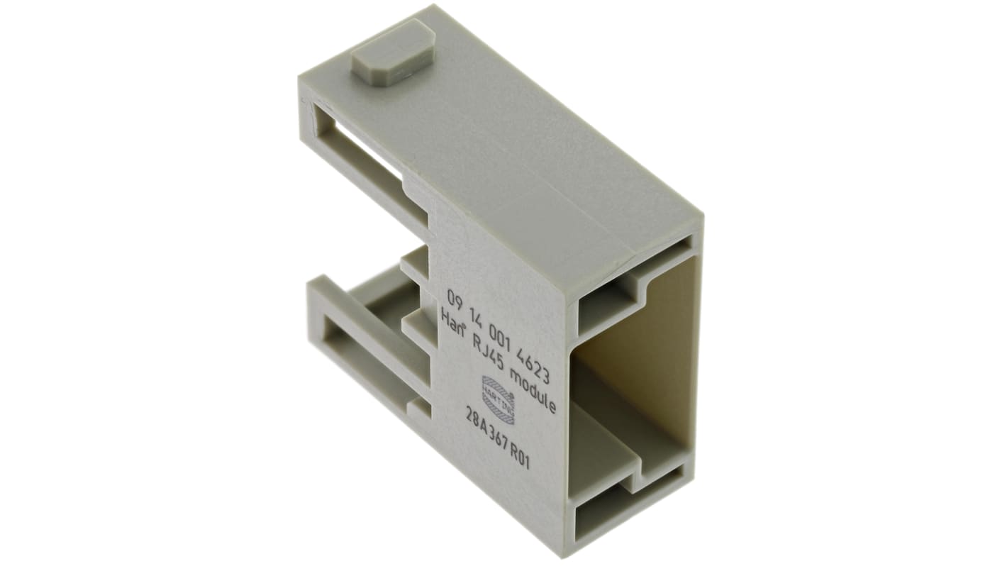 09140014623 Harting RJ45 Male Insert for use with Patch Cables