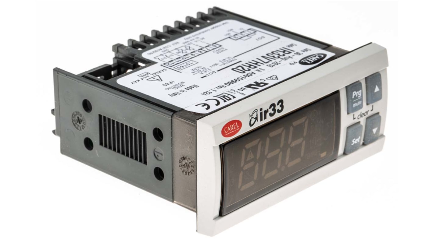 IR33V7HR20 Carel IR33 Panel Mount PID Temperature Controller, 76.2 x