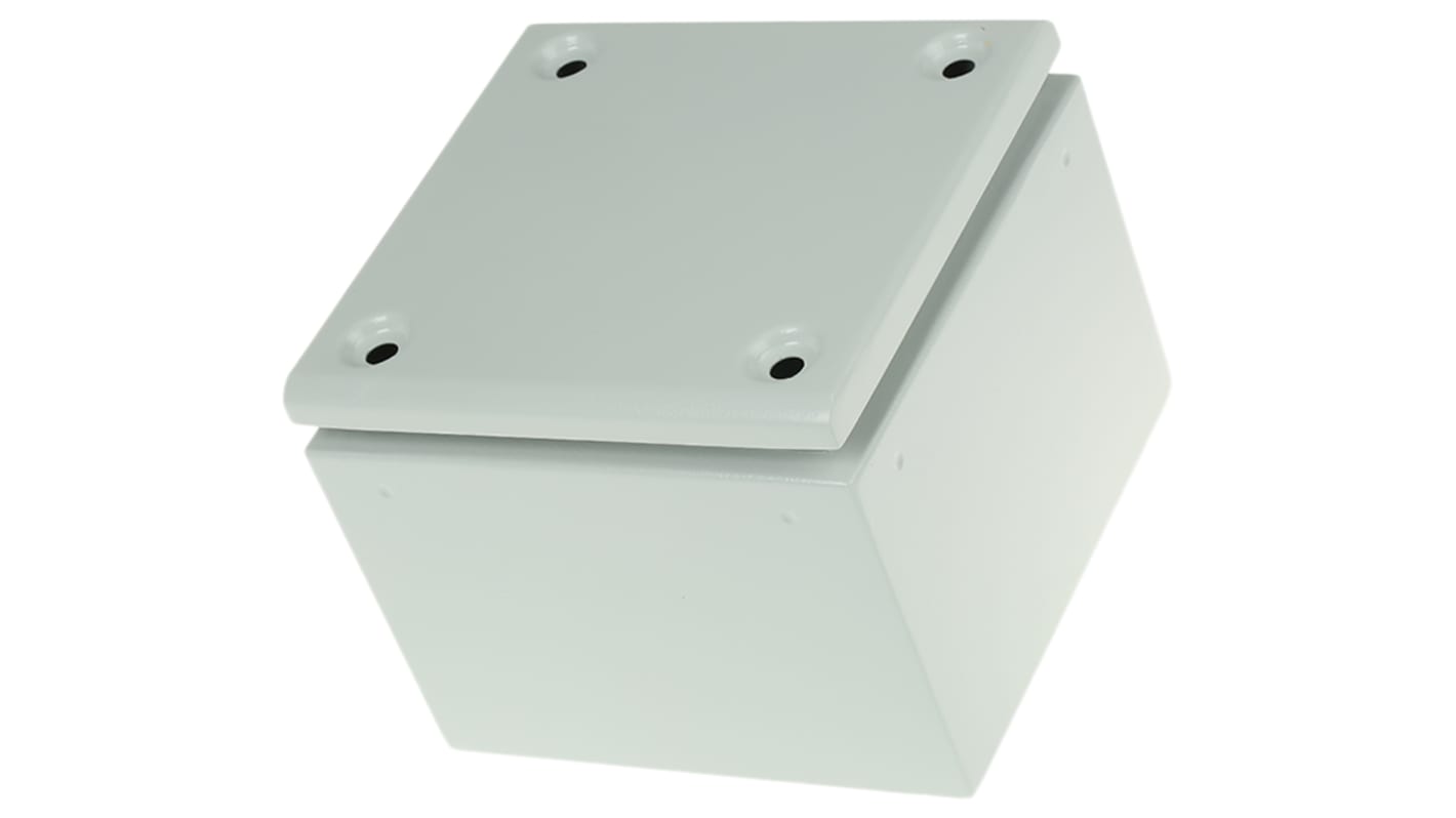 Contenitore a parete con portello Piatta Schneider Electric in Acciaio 150 x 150 x 120mm, col. Grigio, IP66