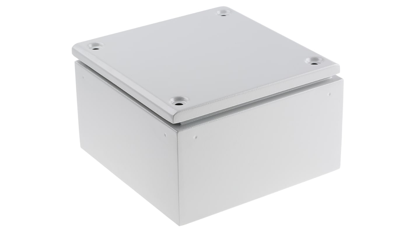 Contenitore a parete con portello Piatta Schneider Electric in Acciaio 200 x 200 x 120mm, col. Grigio, IP66