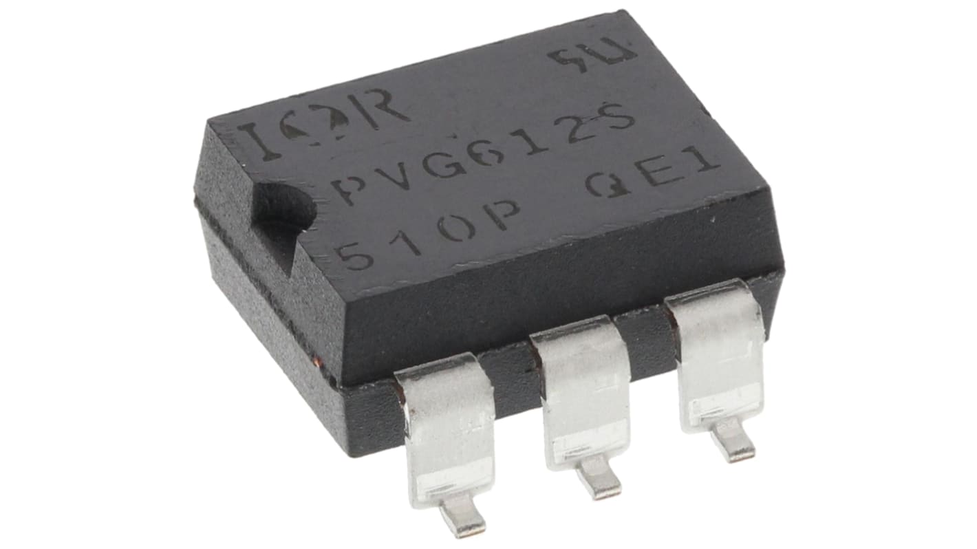 Infineon Halvlederrelæ, 1-polet ST, Overflademontering-montering, Maks. 60 V, 2 A MOSFET, AC/DC