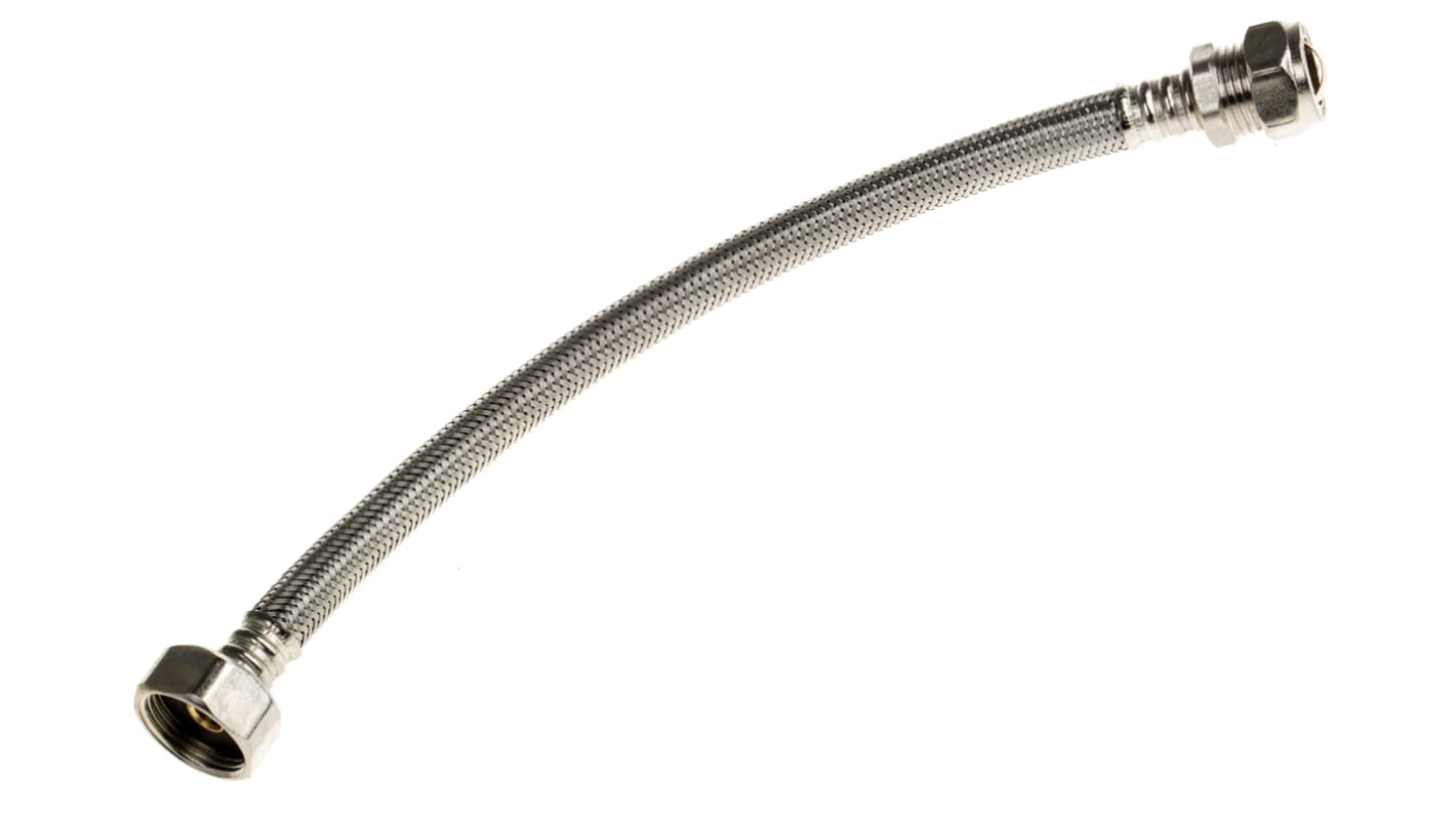 RS PRO Hose Assembly 15mm to Female BSP 3/4in, 300mm Long