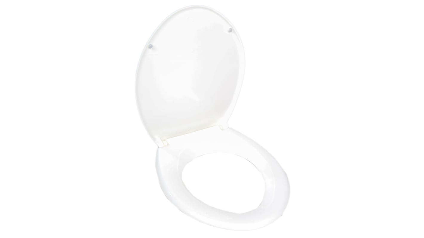 White Toilet Seat, 450 x 380 x 30mm