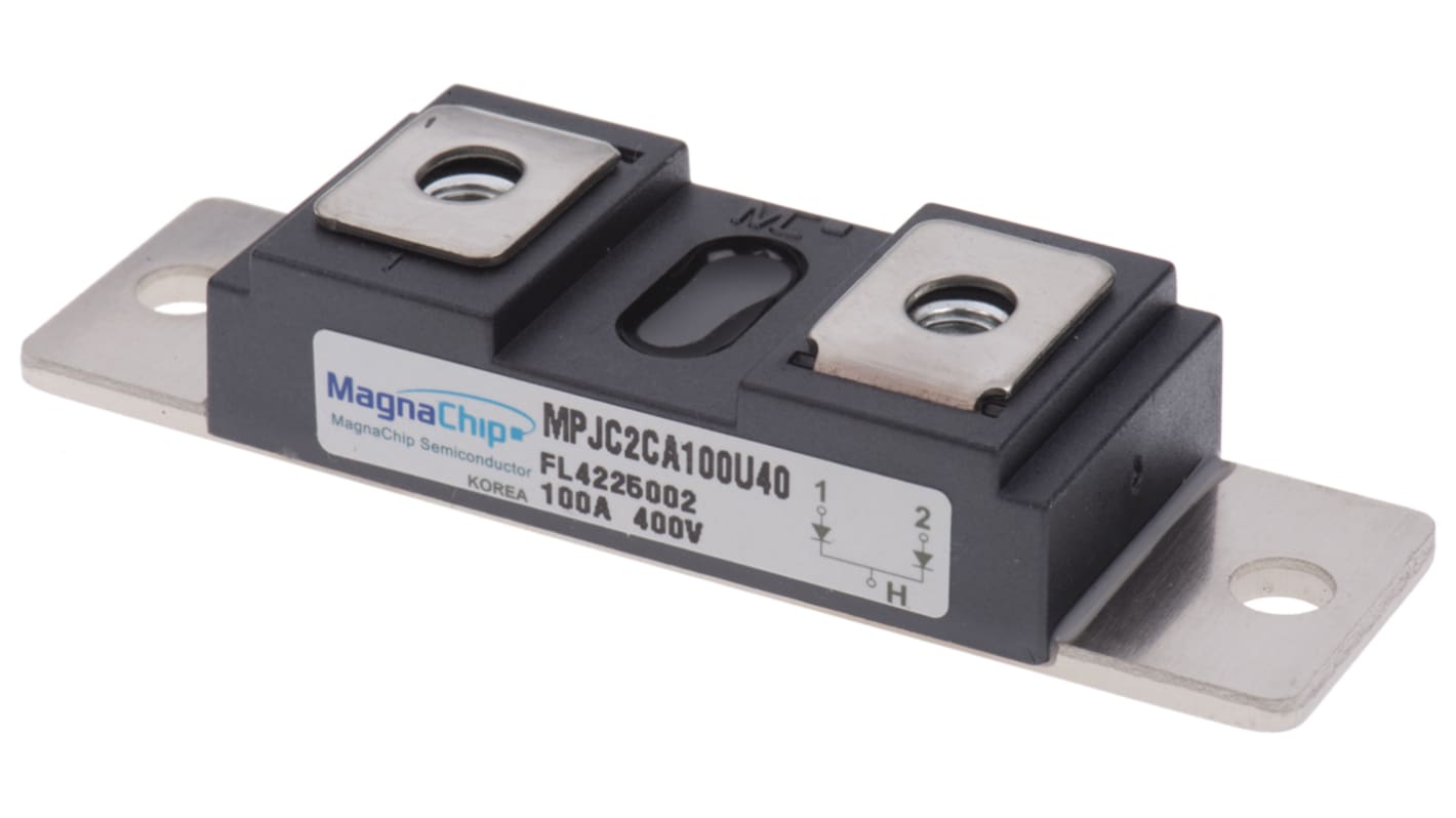 MagnaChip 400V 200A, Dual Silicon Junction Diode, 2-Pin 3DM-2NI MPJC2CA100U40