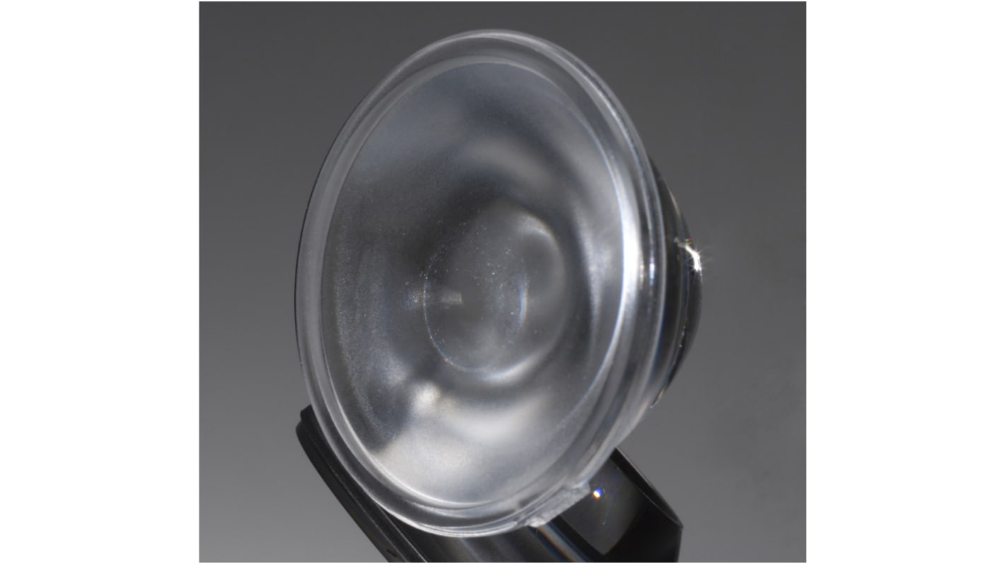 Lente LED Ledil, diámetro 32.4mm, 32.4 (Dia.) x 14.7mm, Ángulo extra amplio, 53 → 58 °, para Bridgelux BXRA ES