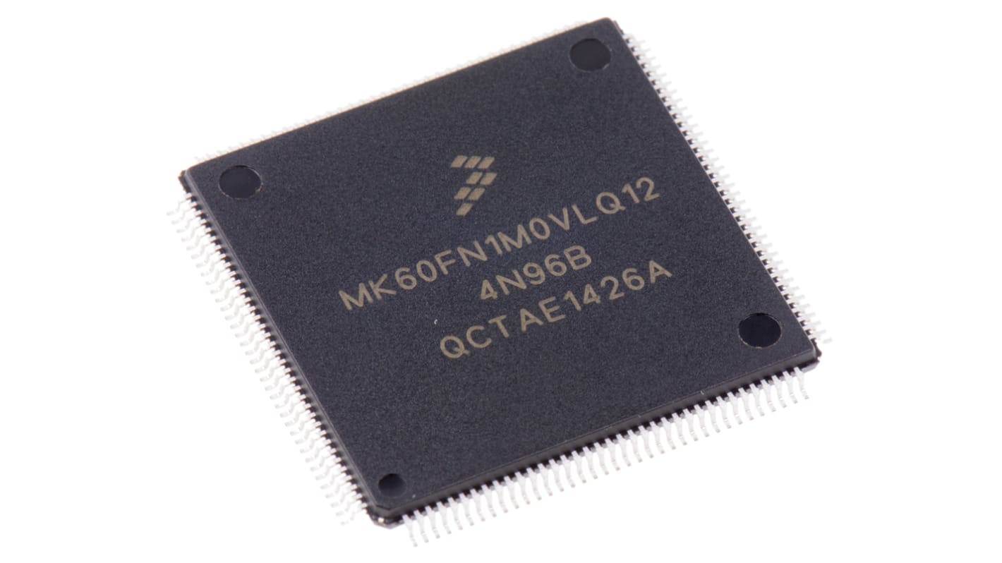 Mikrokontroler NXP Kinetis K6x LQFP 144-pinowy Montaż powierzchniowy ARM Cortex M4 1,024 MB CAN:2 120MHz RAM:128 kB