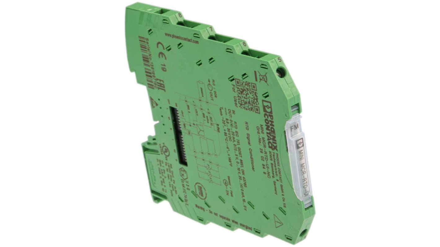 Conditionneur de signal Phoenix Contact 3RS7025 0 → 10 V, 0 → 20mA, ATEX