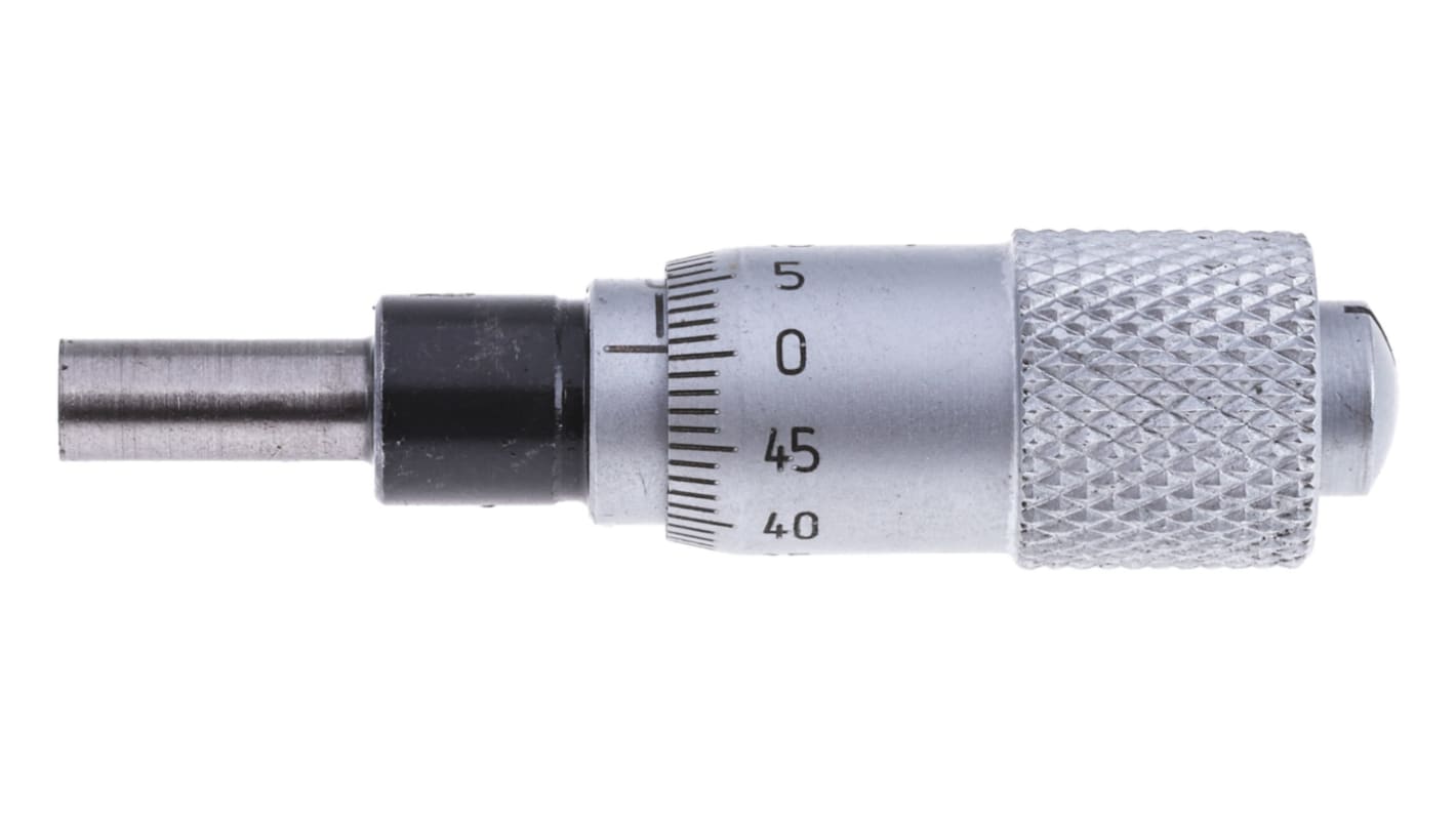 RS PRO Mikrometer Tiefen-Messschraube metrisch, zöllig, 0mm bis 6.5mm / 0,005 mm