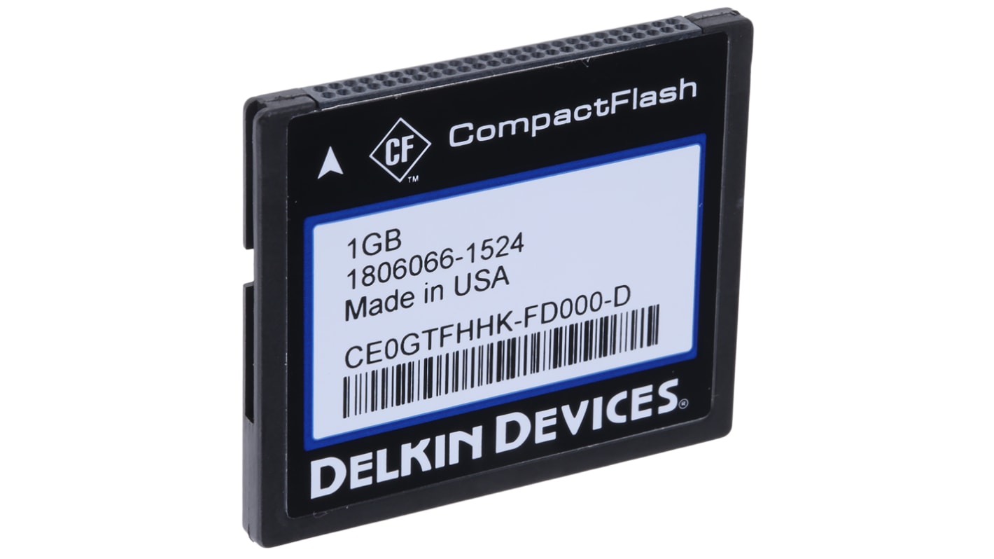 Scheda CompactFlash Delkin Devices CompactFlash 1 GB Sì SLC