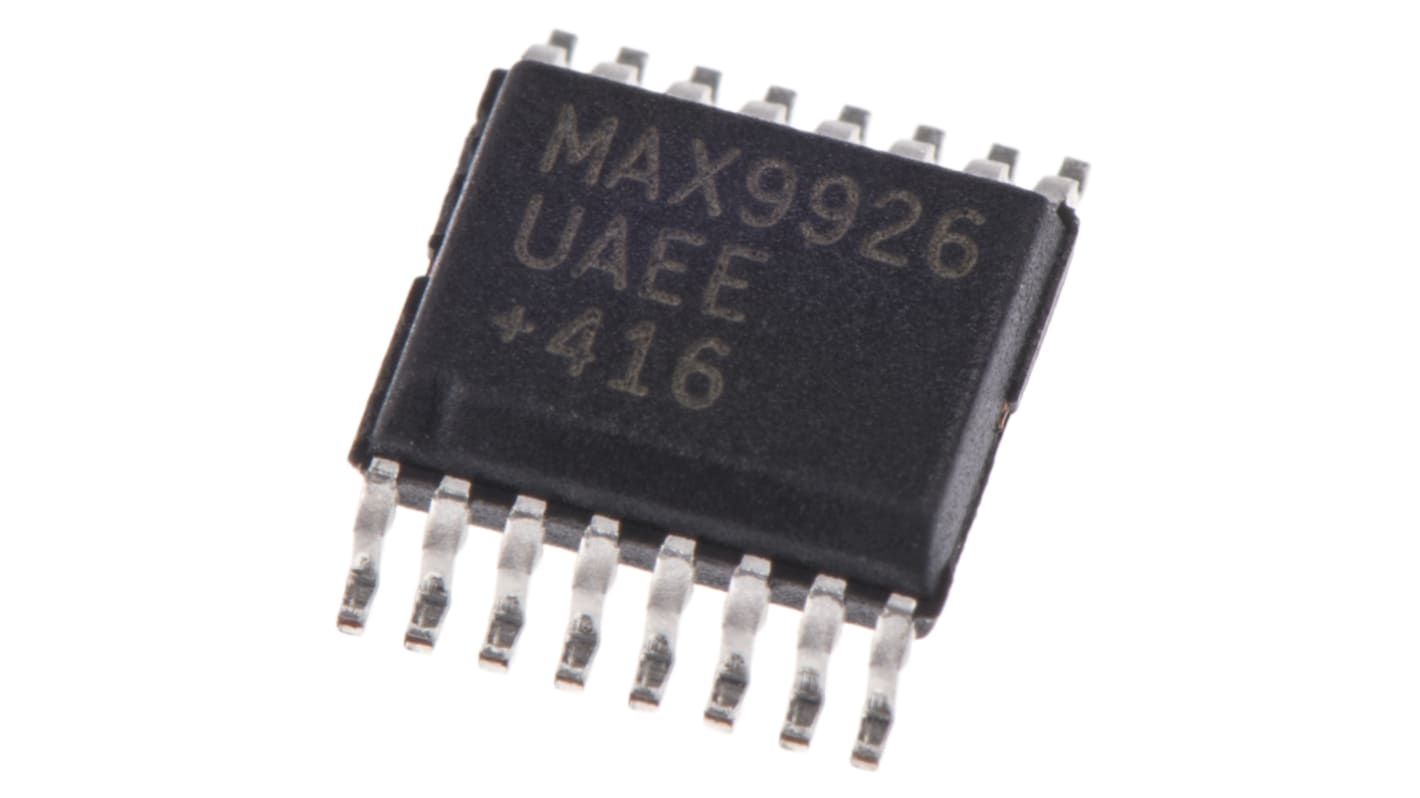 Maxim Integrated, 磁気抵抗センサインターフェイス, 16-Pin QSOP ホール効果センサ MAX9926UAEE+