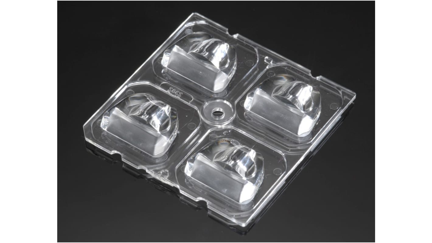 Ledil Strada-Module LED Linse 4-LEDs Quadratisch x 6mm, für verschiedene LED Serien