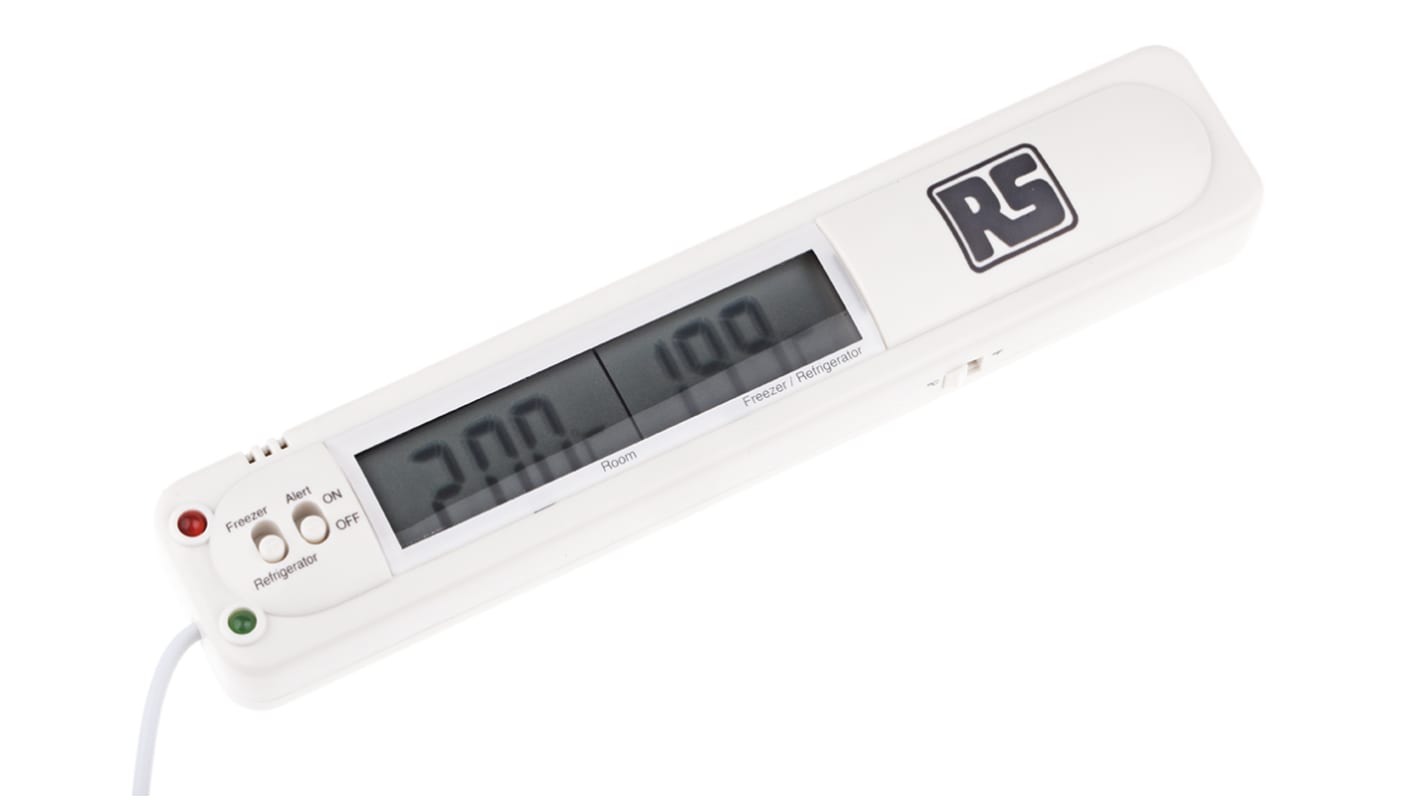 RS PRO Fridge Digital Thermometer for Kitchen Appliance Use, 1 Input(s