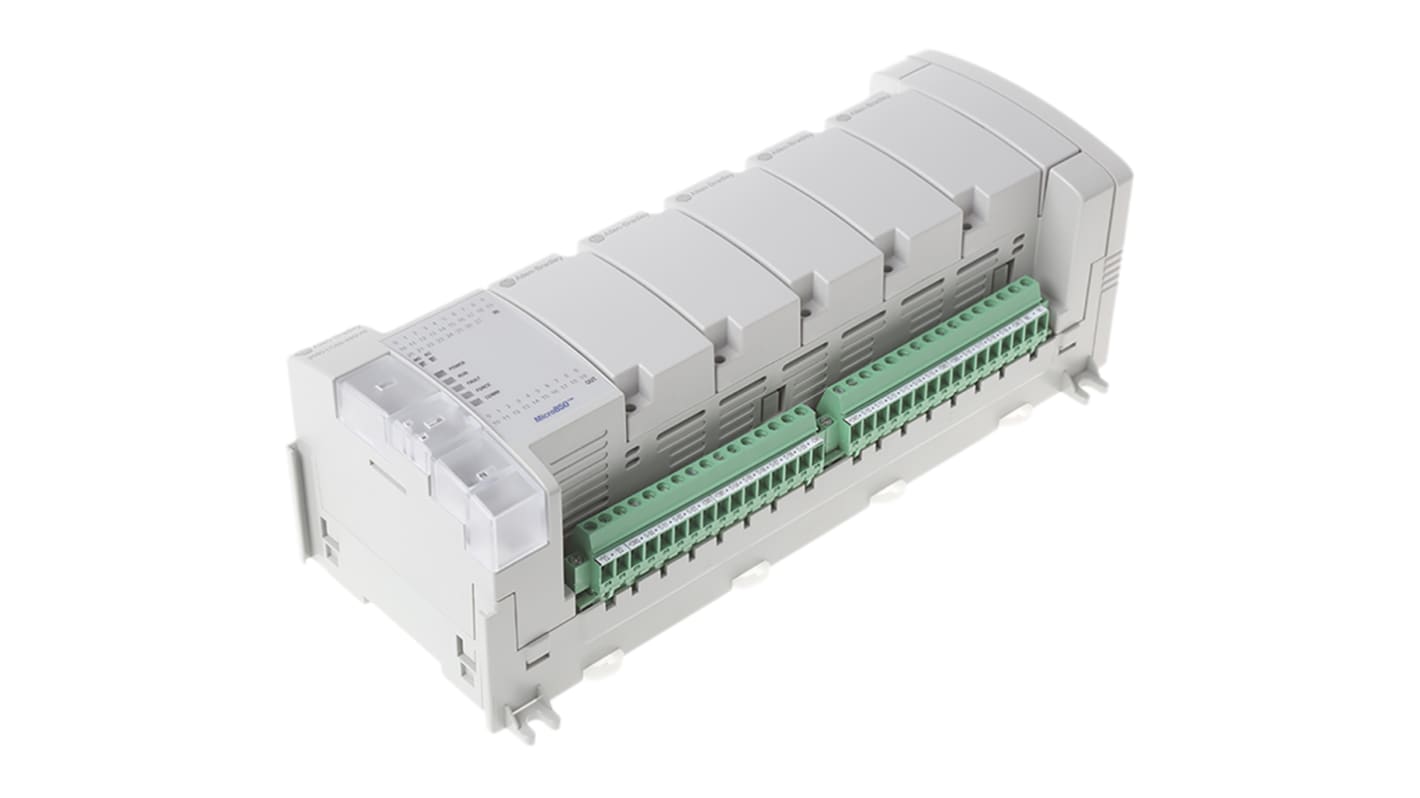 Controlador lógico Allen Bradley Micro850, 28 entradas tipo ac, dc, 20 salidas, comunicación Ethernet, USB