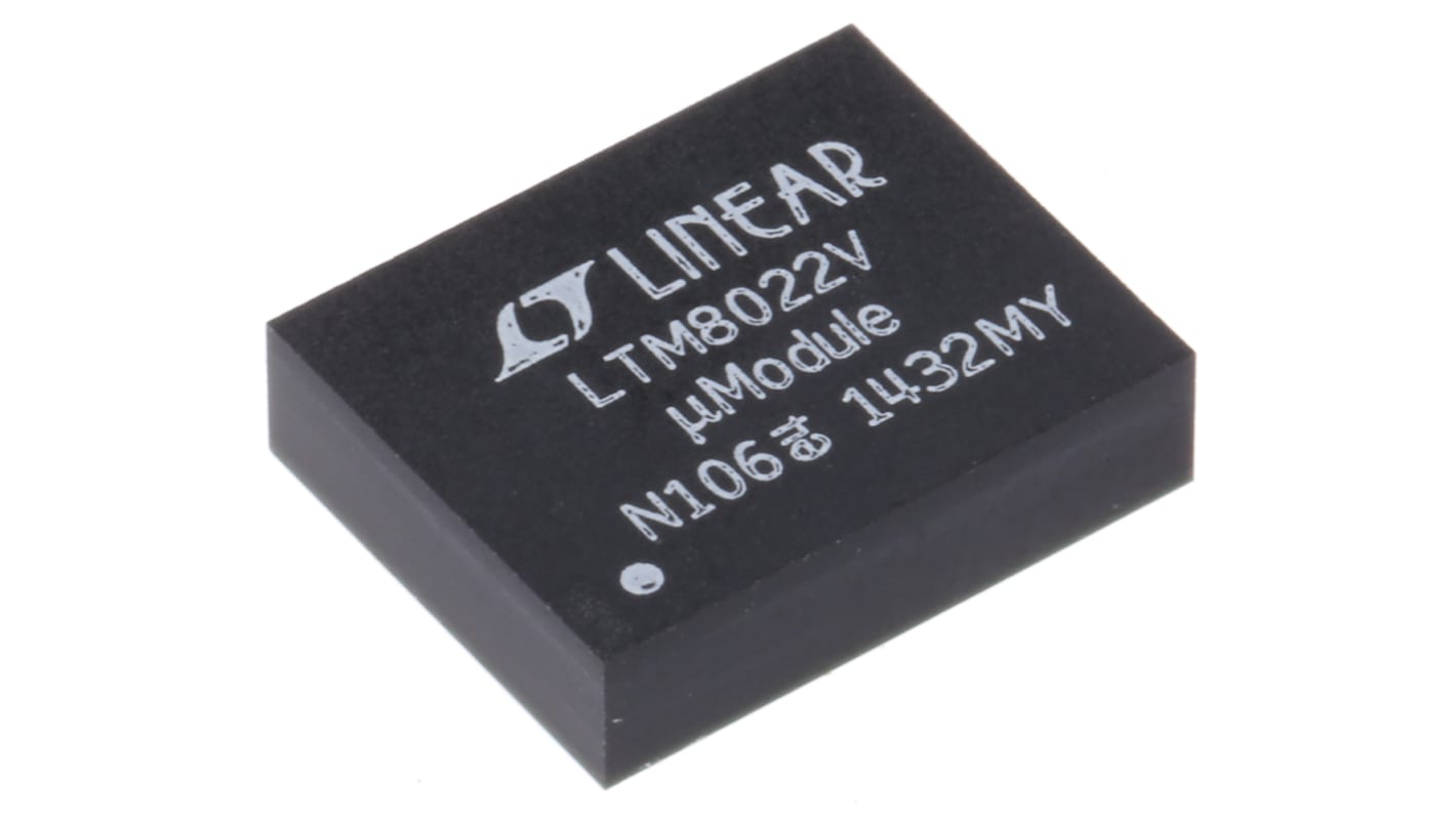 Kapcsolószabályozó LTM8022IV#PBF 1-kimenet, Feszültségcsökkentő vezérlő, 1A, Állítható, 0,8 → 10 V, 325 kHz,