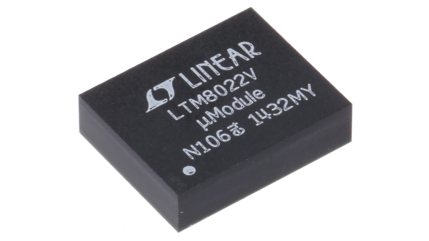 Regulador de conmutación LTM8022IV#PBF, Controlador Buck, 1A LGA, 50 pines, Ajustable, 325 kHz