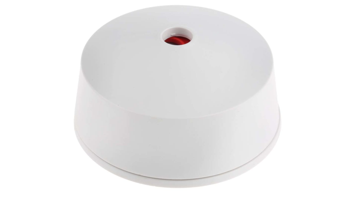 4 terminal White Ceiling Rose, 75mm Diameter, 250 V ac, 6 A