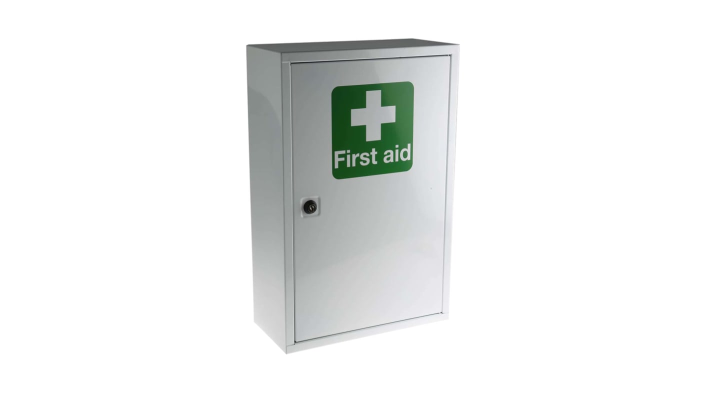 Wall Mounted First Aid Kit for 50 Person/People, 460 mm x 340mm x 180 mm