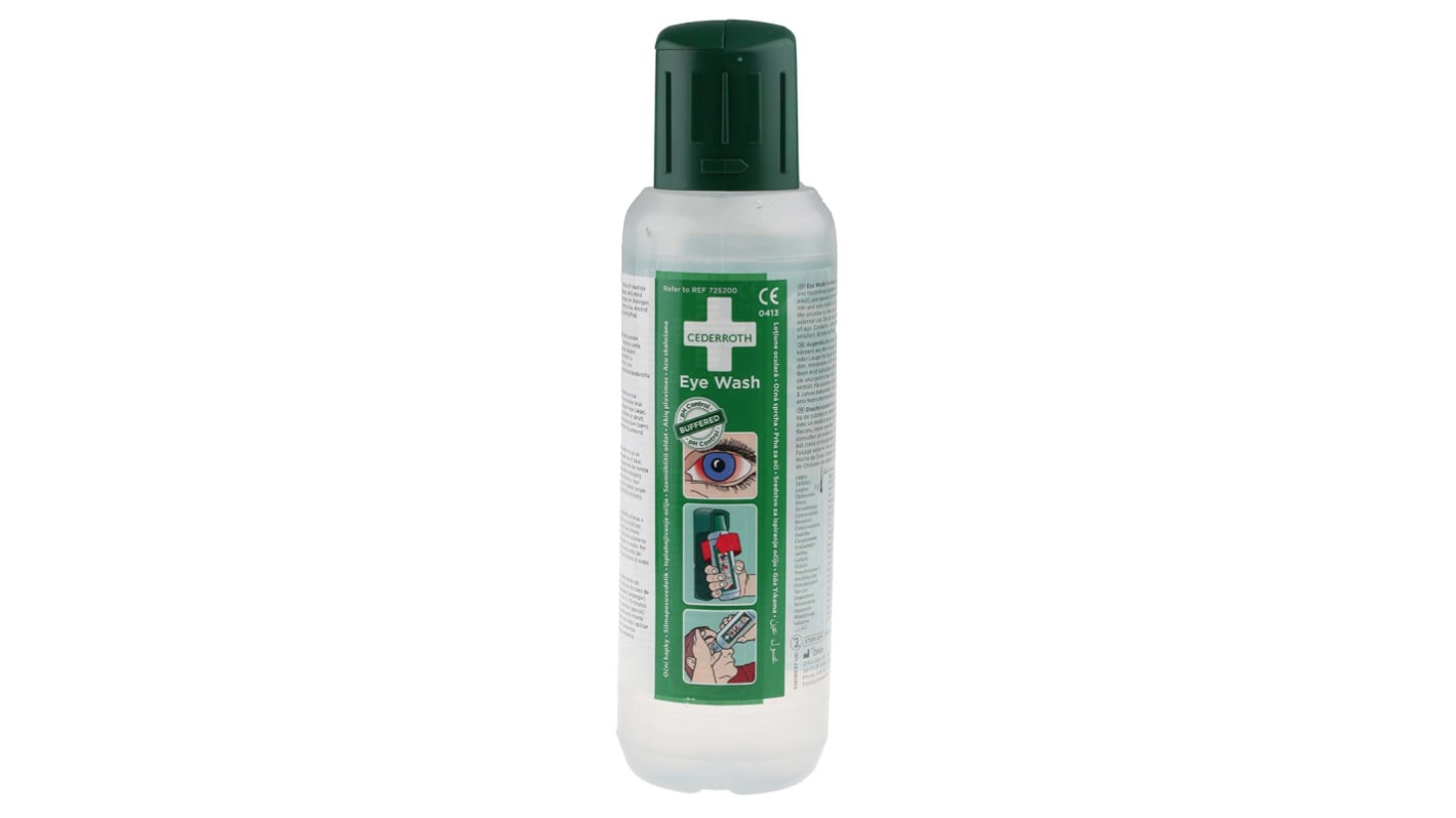 RS PRO Portable Eye Wash Bottle, 500 ml RS