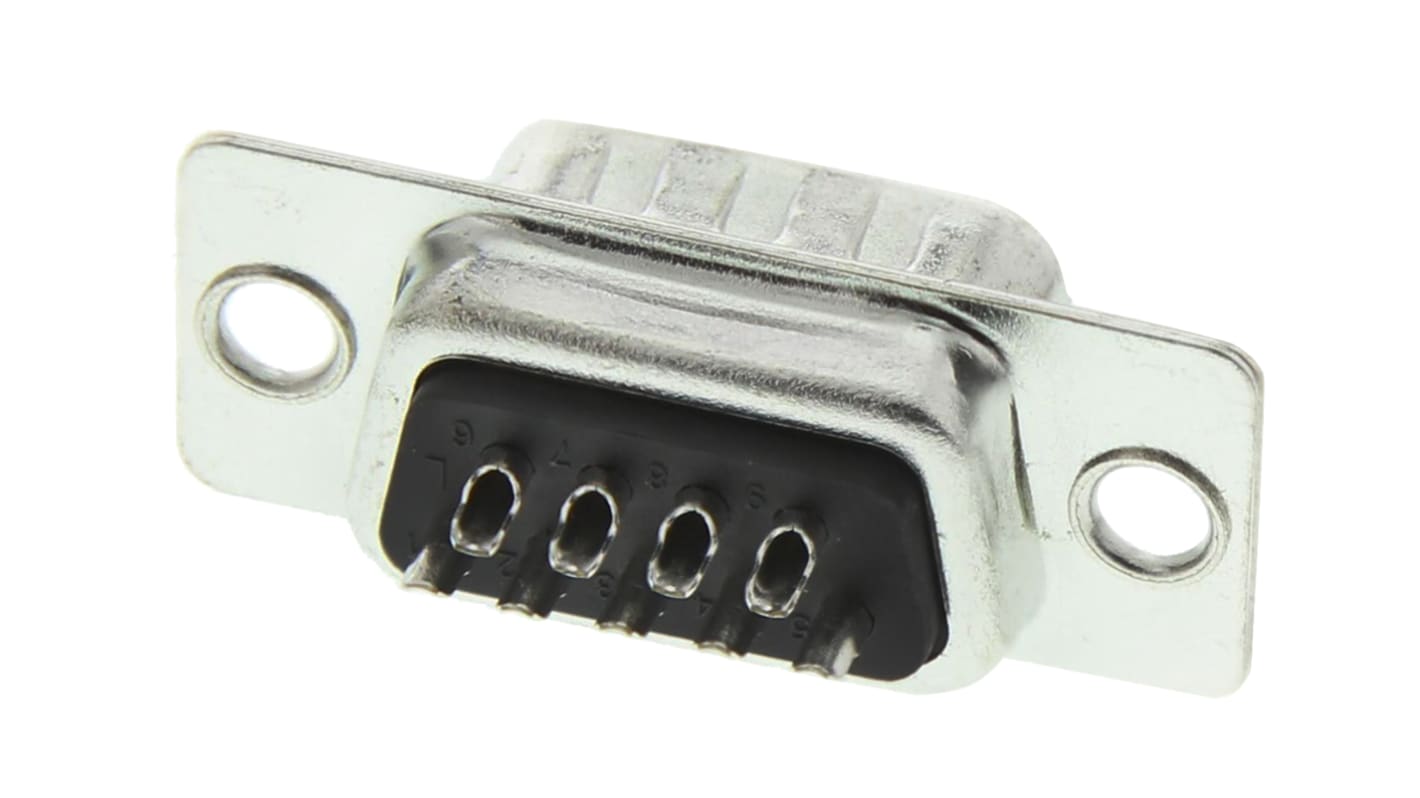 MH Connectors D-sub csatlakozó MHDB sorozat 2.77mm távolság, Egyenes Normál D-Sub, Kábelre szerelhető, Férfi E,