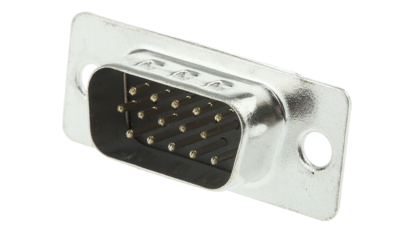 MH Connectors MHDDS 15 Way Cable Mount D-sub Connector Plug, 2.99mm Pitch