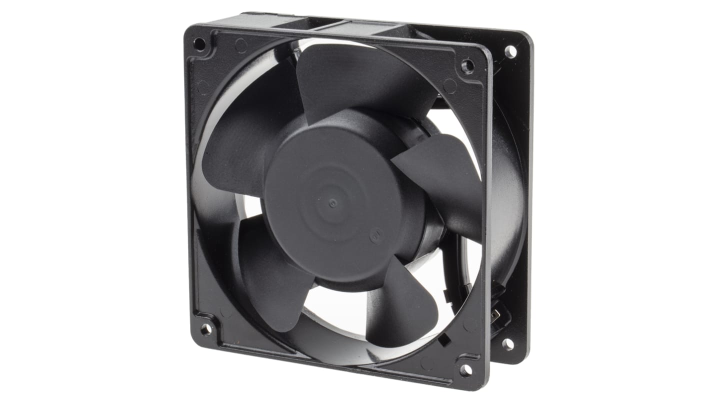 Ventilateur axial RS PRO 230 V c.a., 164.8m³/h, 120 x 120 x 38mm, 19.5W