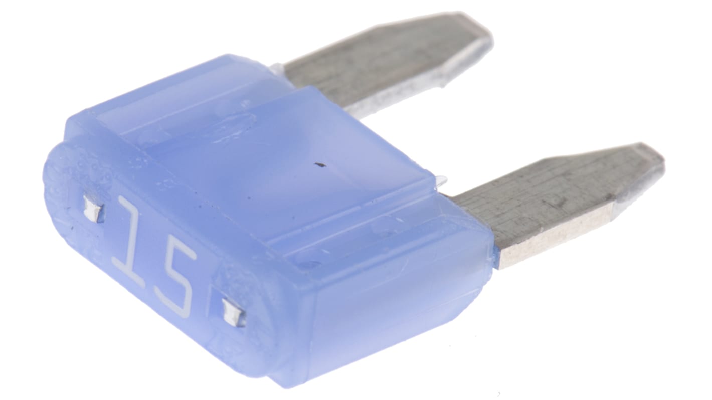 Littelfuse Klinge Kfz Sicherung, Mini, blau, 15A, 32V dc