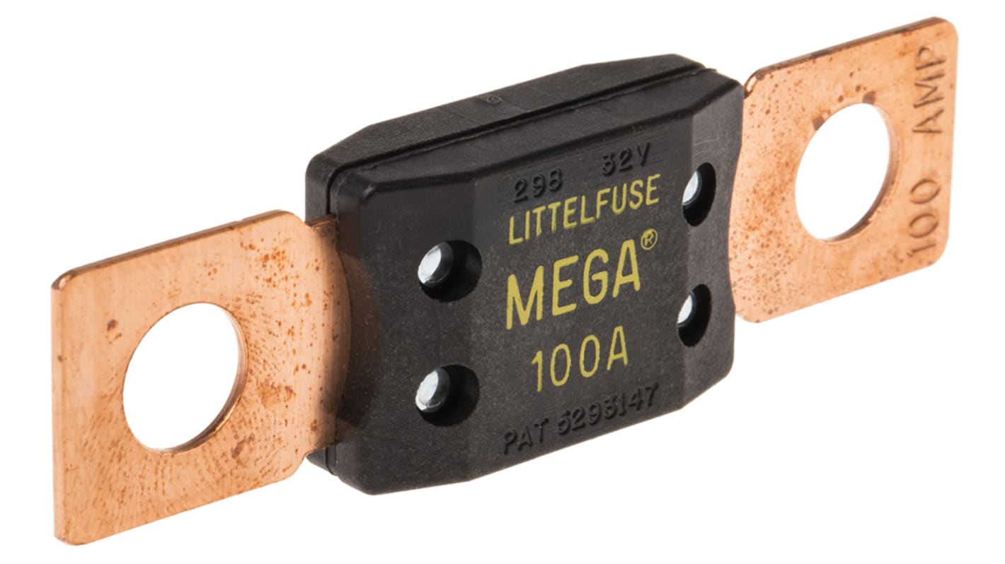 Littelfuse Autosikring, 100A, Gul, fastboltning 32V dc