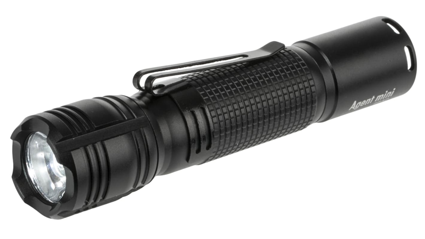 Lampe torche Ansmann LED non rechargeable, Noir, 50 lm