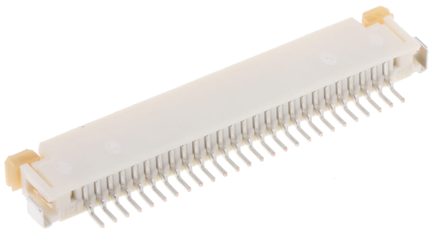 Molex, Easy-On, 52207 1mm Pitch 26 Way Right Angle Female FPC Connector, ZIF Top Contact