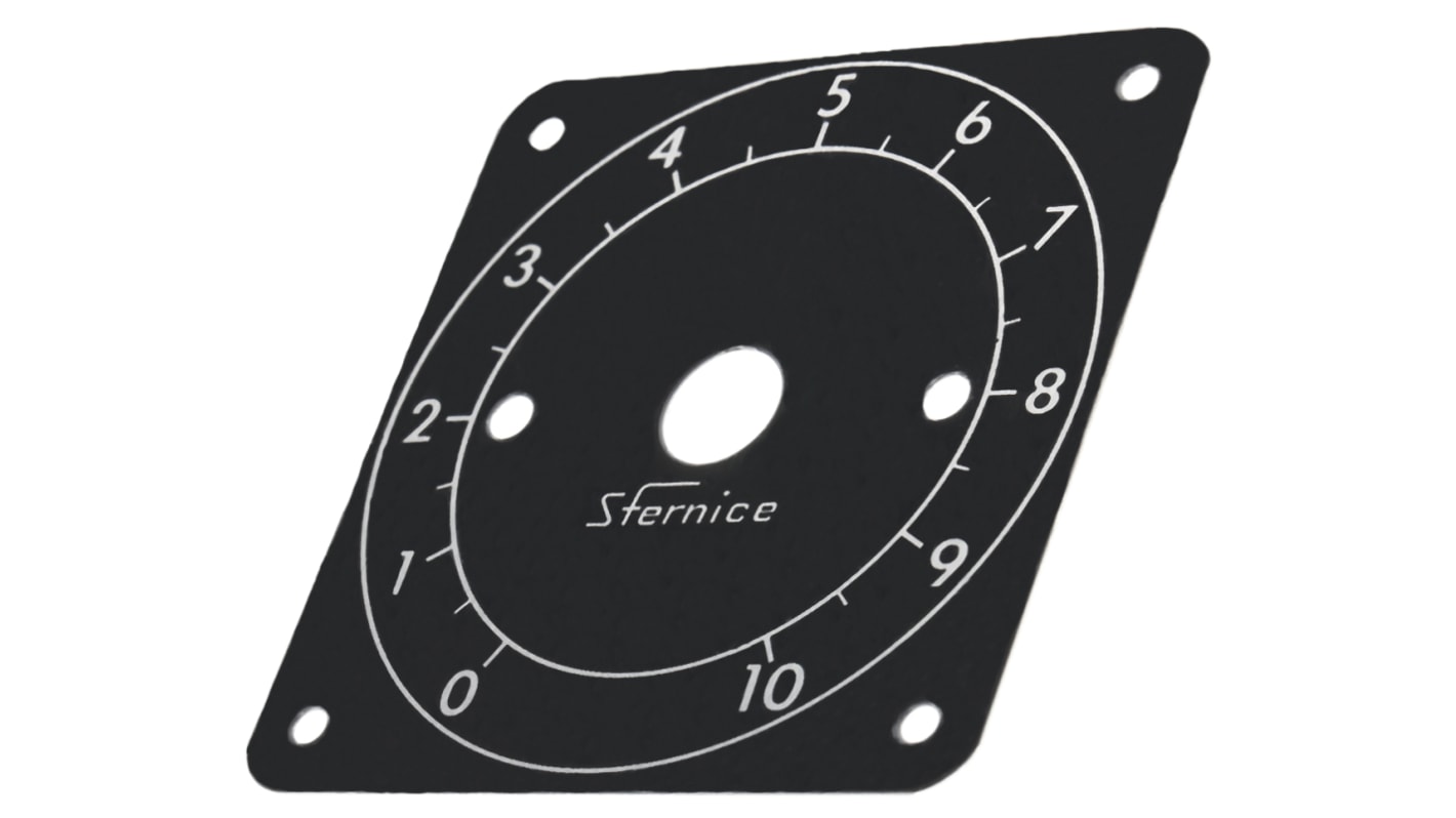 Vishay ACCRFCADRANCG78 Tafeldrehscheibe zur Verwend.mit Rheostat, Innen ø 78mm