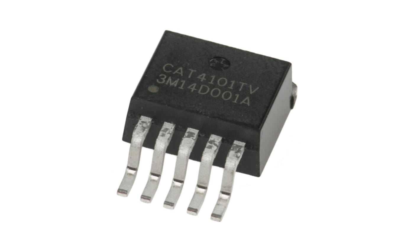 IC Controlador de LED onsemi, IN: 3 → 5,5 V dc, OUT máx.: 25V / 1A, TO-263 de 6 pines