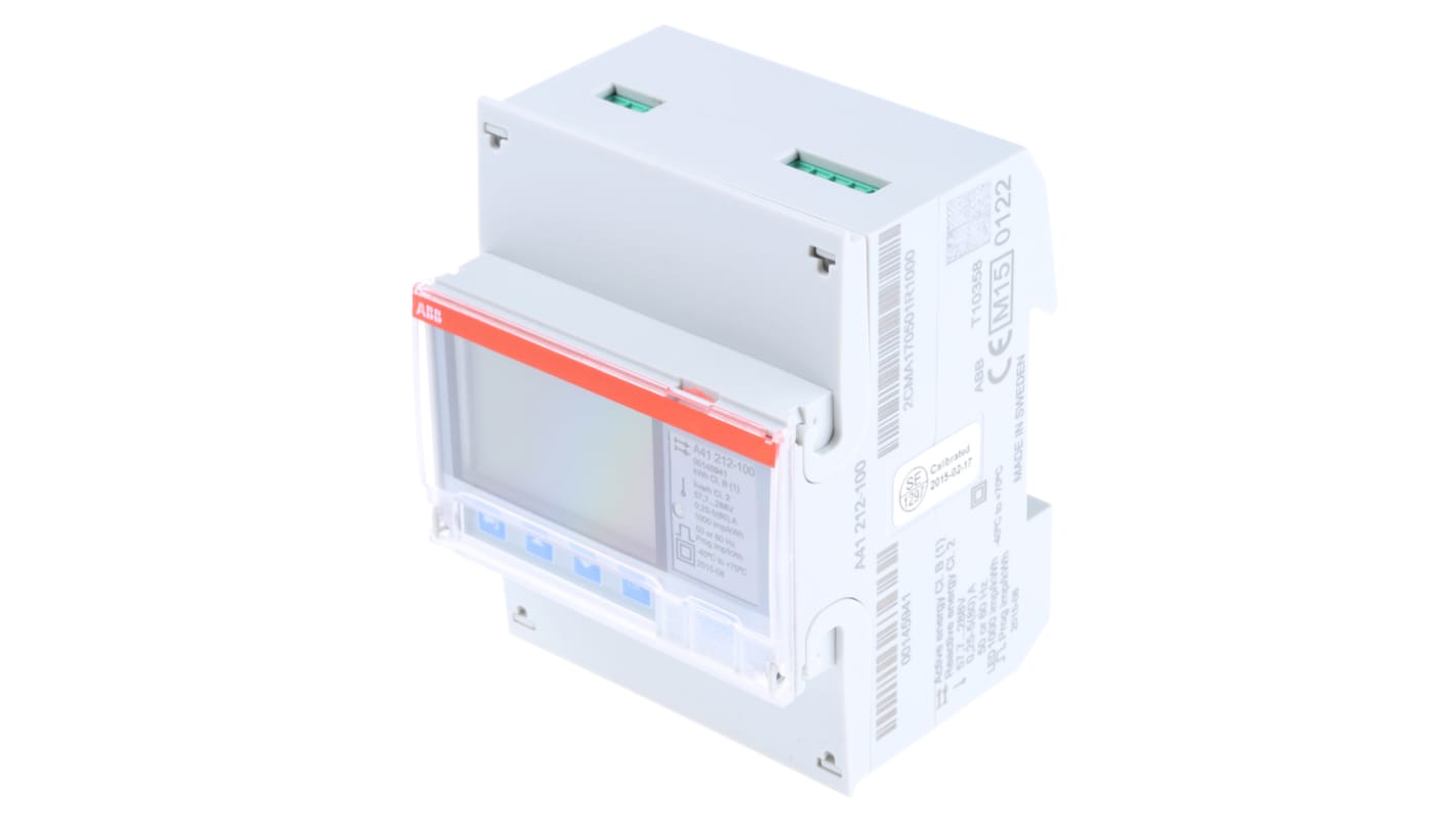 Contatore di energia ABB, A41, monofase fasi, display LCD