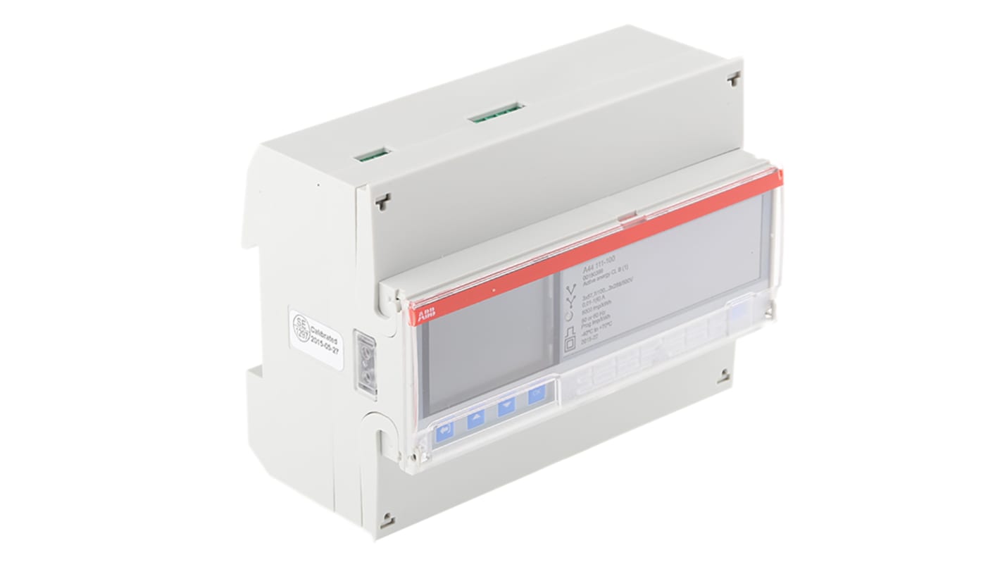 Contatore di energia ABB, A44, 3 fasi, display LCD a 7 cifre