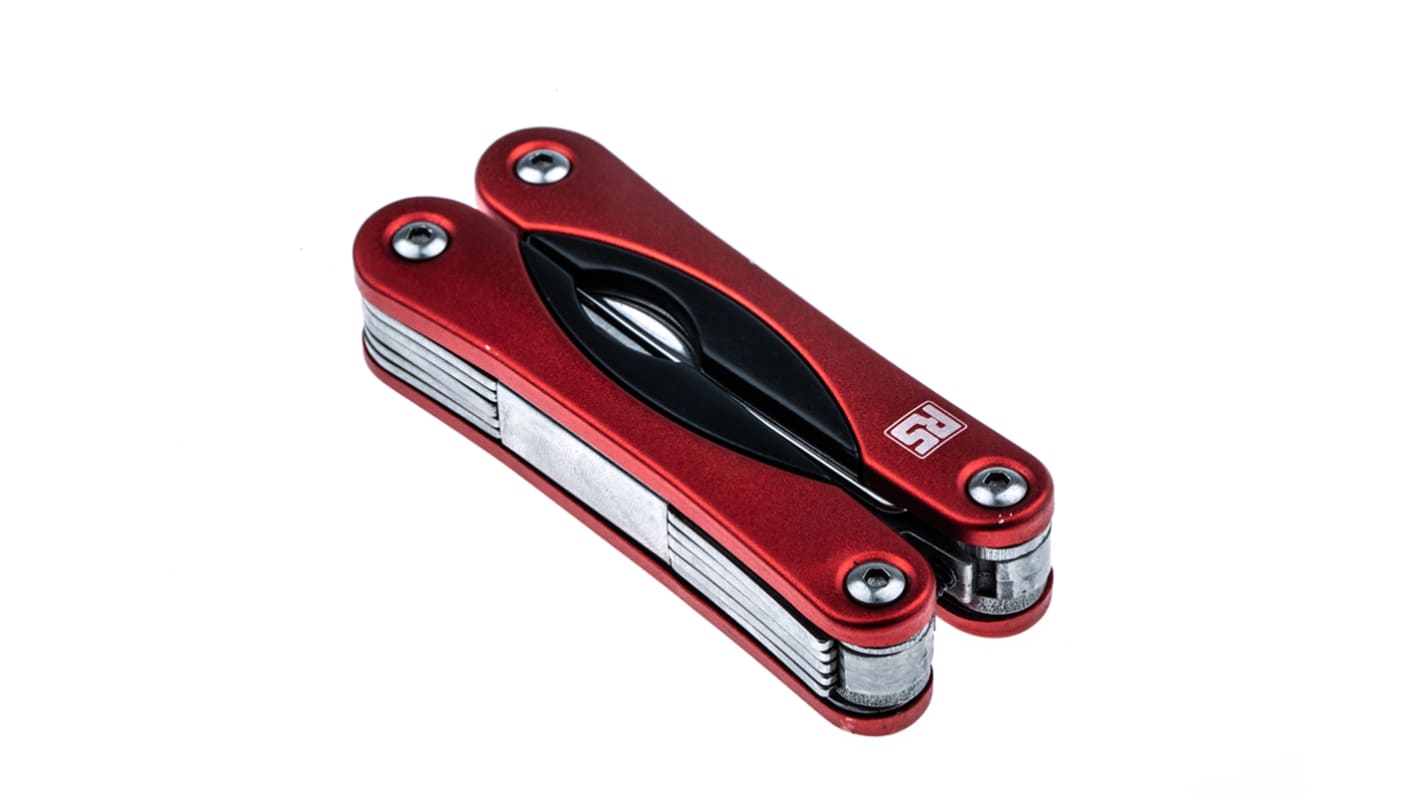 RS PRO Multifunktions-Werkzeug, Multitool, Edelstahl Klinge / Aluminium Griff, 270g