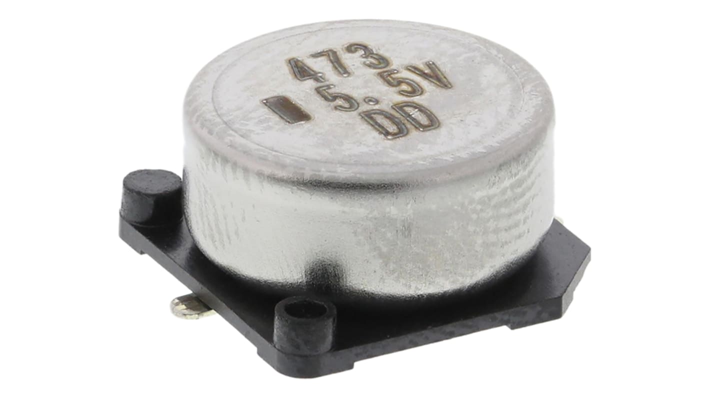 KEMET 47mF 50Ω 5.5V dc SMD Szuperkondenzátor