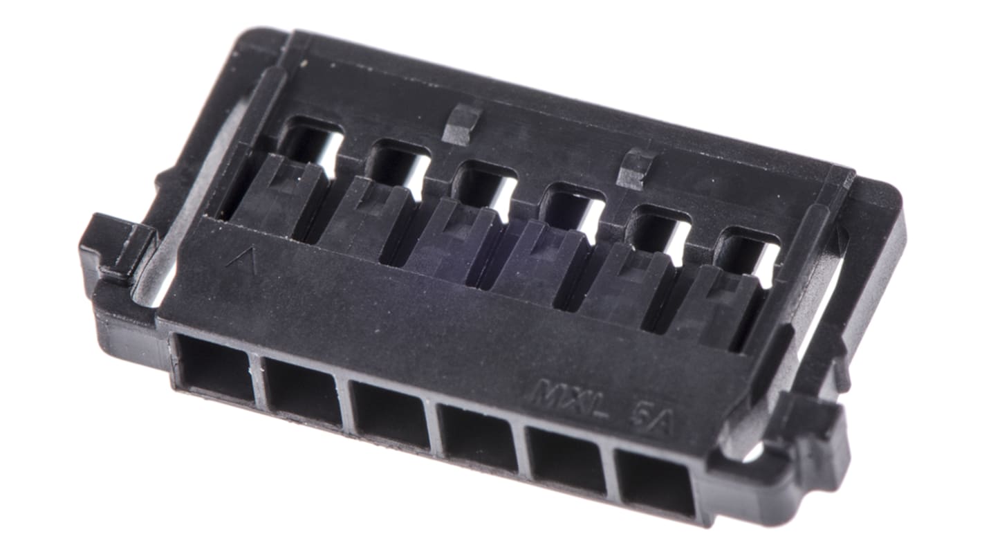 Carcasa de conector Molex 504051-0601, Serie Pico-Lock, paso: 1.5mm, 6 contactos, , 1 fila filas, Recto, Hembra,